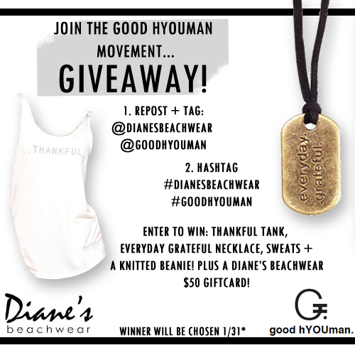 Good hYOUman Giveaway!