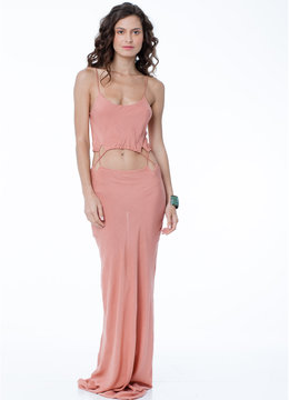 ACACIA SWIMWEAR SANTIAGO LONG BIAS DRESS clothing dresses