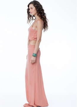 ACACIA SWIMWEAR SANTIAGO LONG BIAS DRESS clothing dresses
