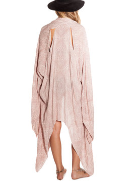 AMUSE SOCIETY BATIK WOVEN KIMONO clothing sweaters/jackets