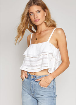 AMUSE SOCIETY HAYES WOVEN TOP
