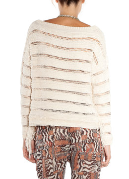 AMUSE SOCIETY KEIARA FRINGE SWEATER clothing sweaters/jackets