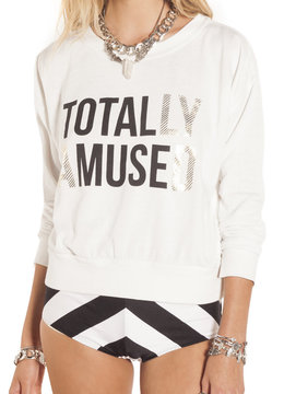 AMUSE SOCIETY TOTAL MUSE CREW FLEECE
