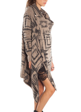 AMUSE SOCIETY VENA WRAP SWEATER clothing sweaters/jackets