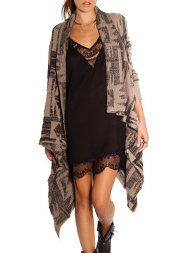 AMUSE SOCIETY VENA WRAP SWEATER