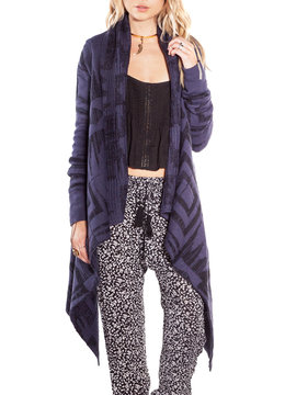 AMUSE SOCIETY VENA WRAP SWEATER clothing sweaters/jackets