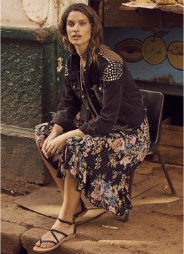 AUGUSTE THE LABEL STARGAZER DENIM JACKET clothing sweaters/jackets