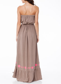 BEACH FEVER NEON HIPPIE MAXI clothing dresses