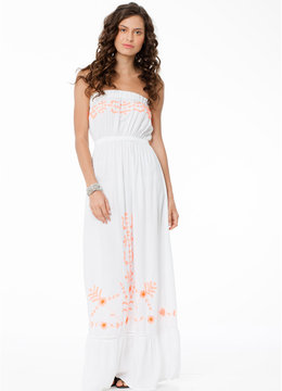 BEACH FEVER NEON HIPPIE MAXI clothing dresses