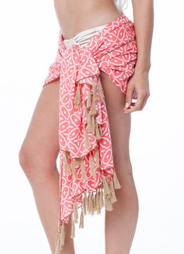 BEACH FEVER OCEAN WAVE PAREO swim cover ups