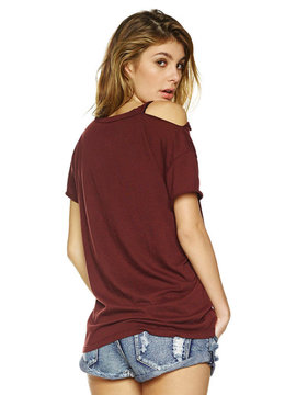 BEACH RIOT MAMASITA RIPPED TEE clothing tops