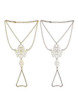 BEACH SPECIALS BAROQUE HAND CHAIN accessories jewelry