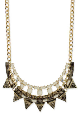 BEACH SPECIALS BEADED METAL NECKLACE