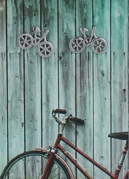 BEACH SPECIALS BICYCLE POST EARRINGS