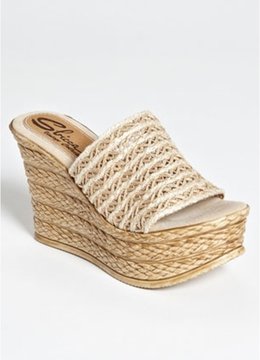 BEACH SPECIALS CABANA RAFFIA WEDGE