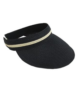 BEACH SPECIALS CLIP ON STRAW VISOR