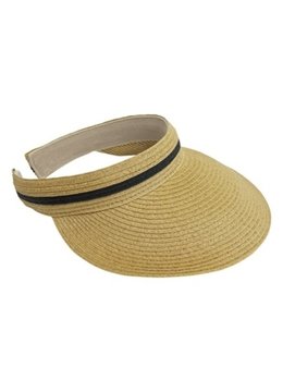 BEACH SPECIALS CLIP ON STRAW VISOR accessories hats