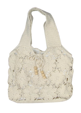 BEACH SPECIALS COTTON CROCHET SLING BAG