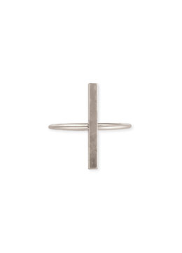 BEACH SPECIALS CROSS RING SILVER