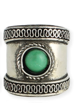 BEACH SPECIALS ETHNIC RING WITH STONE