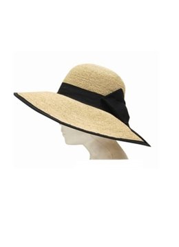 BEACH SPECIALS FINE RAFFIA LAMPSHADE WITH BOW