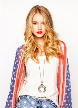 OTHERS FOLLOW FLAG SCARF