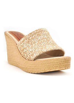 SBICCA MALIBU WOVEN WEDGE