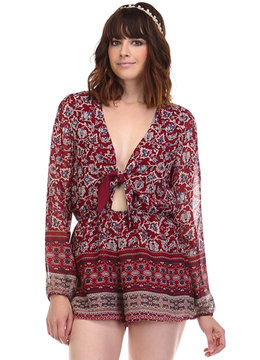 BEACH SPECIALS PRINTED ROMPER