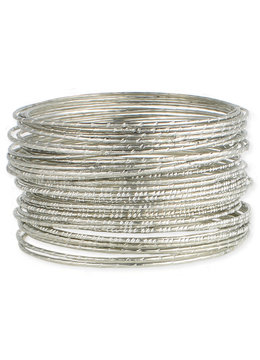 BEACH SPECIALS SET OF SKINNY BANGLES accessories jewelry