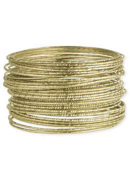 BEACH SPECIALS SET OF SKINNY BANGLES accessories jewelry