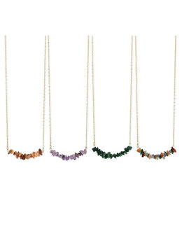 BEACH SPECIALS SMALL STONE ROW NECKLACE