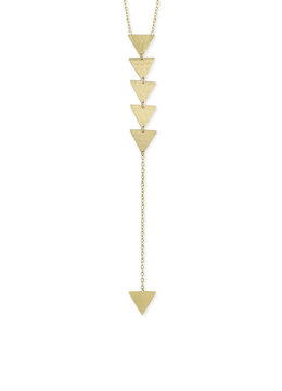 BEACH SPECIALS STACKED TRIANGLE NECKLACE