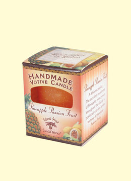 BEACH SPECIALS VOTIVE CANDLES- PINEAPPLE PASSION FRUIT