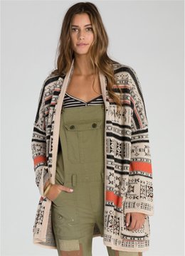 BILLABONG AZTEC TREK CARDIGAN