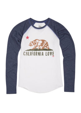 BILLABONG CALI LOVE RAGLAN TEE clothing tops