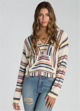 BILLABONG CROPPED BAJA SWEATER clothing sweaters/jackets