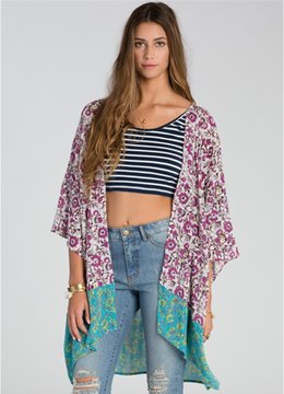 BILLABONG DAZED DREAMER KIMONO clothing sweaters/jackets