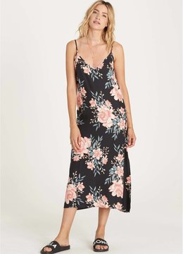 BILLABONG DREAMY GARDEN PRINTED SLIP DRESS