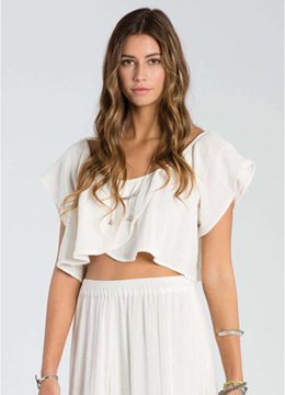 BILLABONG FESTIVAL SOL TOP clothing tops