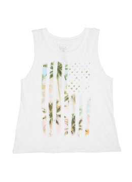 BILLABONG FLAG VACATION MUSCLE TEE clothing tops