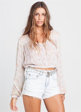 BILLABONG FOREVER SUN CROP L/S TOP