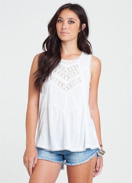 BILLABONG LOVELY MOONS KNIT MUSCLE TANK clothing tops
