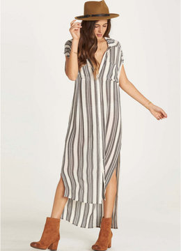 BILLABONG MAD TIMES WOVEN MIDI DRESS