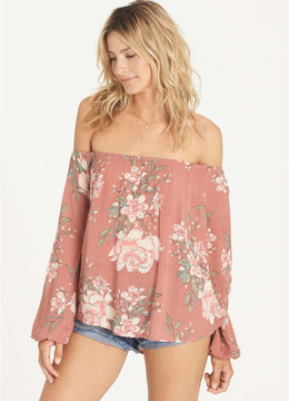 BILLABONG MI AMORE OFF SHOULDER TOP surf tops