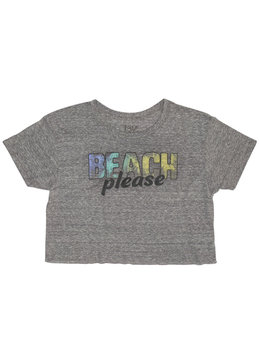 BILLABONG PLEASE BEACH CUT OFF TEE clothing tops