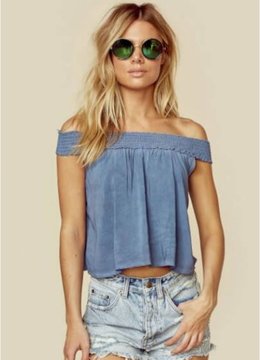 BLUE LIFE LILITH OFF SHOULDER TOP