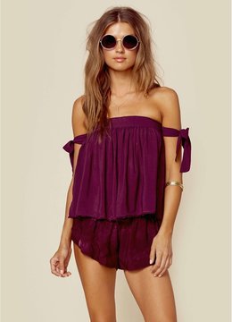 BLUE LIFE VENUS TIE SLEEVE TOP