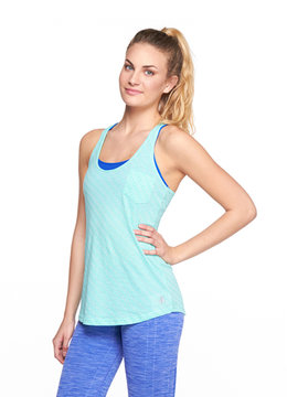 BREATHE BY BODY GLOVE HALEIWA BURNOUT TOP clothing tops