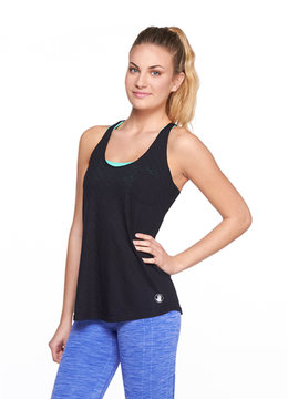 BREATHE BY BODY GLOVE HALEIWA BURNOUT TOP clothing tops