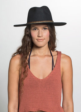 BRIXTON LEONARD STIFF BRIM HAT accessories hats